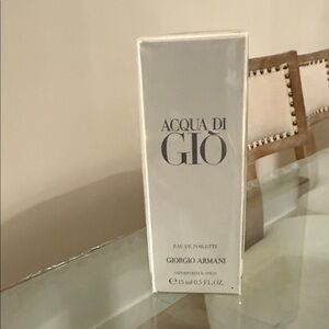 New 15 ml Giorgio Armani Acqua di Giò Eau de Toilette